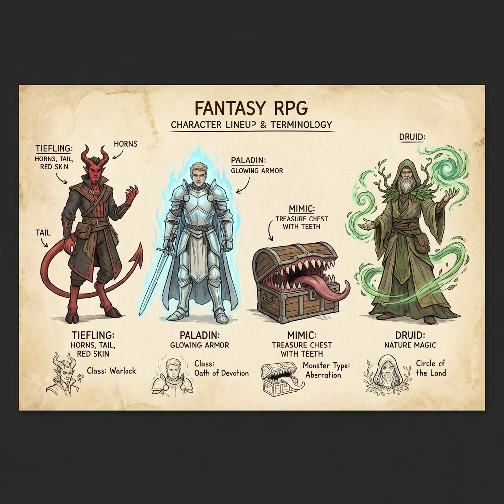 The "D&D Vocabulary" Model