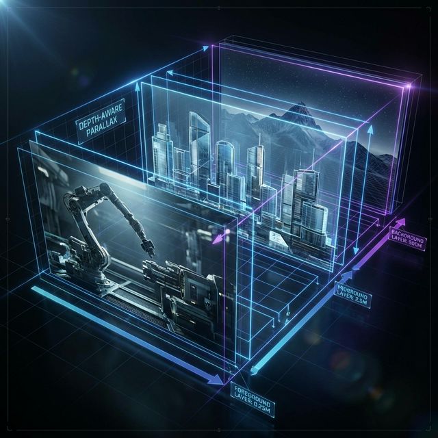 Depth-Aware Parallax (3D Simulation)