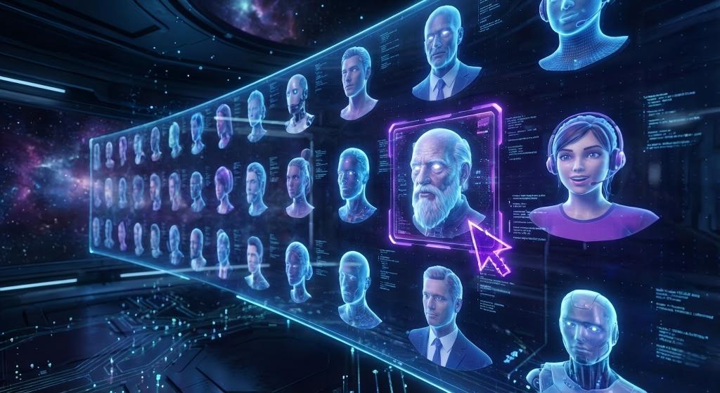 Große Bibliothek von KI-Stimmcharakteren