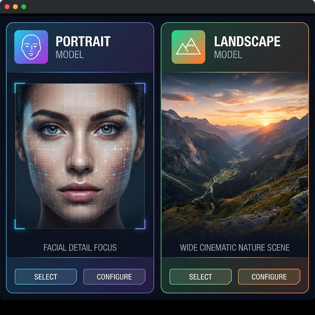 Specialized Models: Portrait vs. Landscape