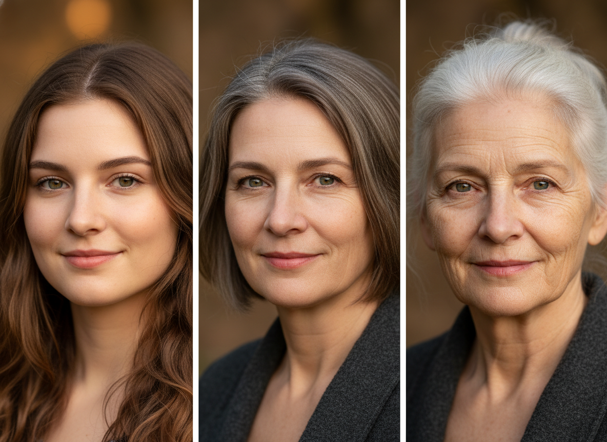 Age Progression (Latent Space Traversal)