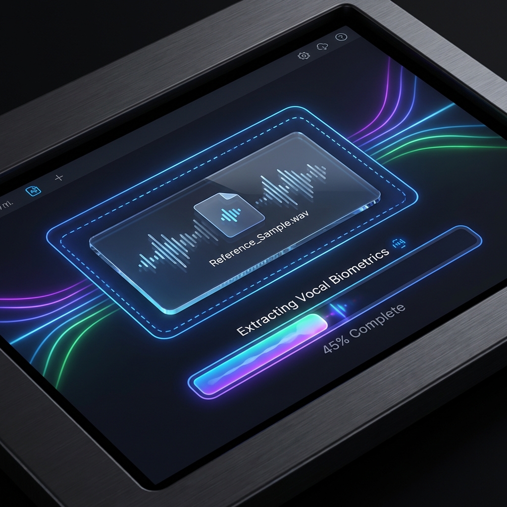 Step 1: Upload Your Reference Audio
