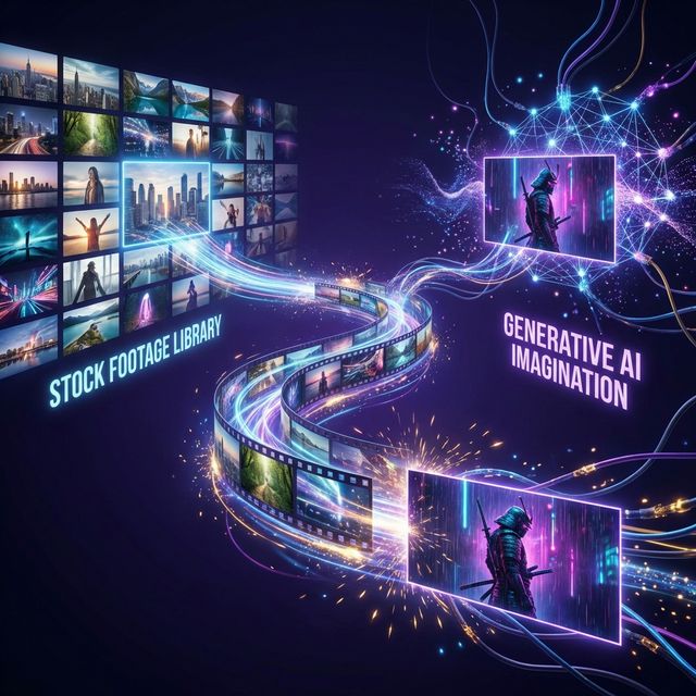 The "B-Roll" Fallback (Generative AI)